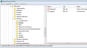 Windows Installer Logging Optionen
